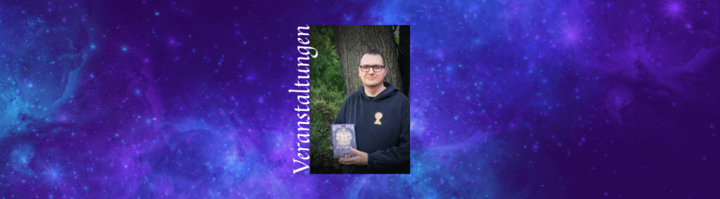 Bild von Gipfelbasilisk auf der Buch Berlin, Text Veranstaltungen | Hintergrund: Lila Blaues Sternenmeer