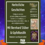 Ankündigungsbild zur Herbstlichen Lesung in der Fantastischen Bibiliothek in Wetzlar