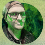 Zwei Buchcover von Horror Kurzgeschichten, ein Foto von Gipfelbasilisk mit Skelett Schminke. Zwei Skelette. Insgesamt ein Haloweeniger Hintergrund mit Queeren Farben